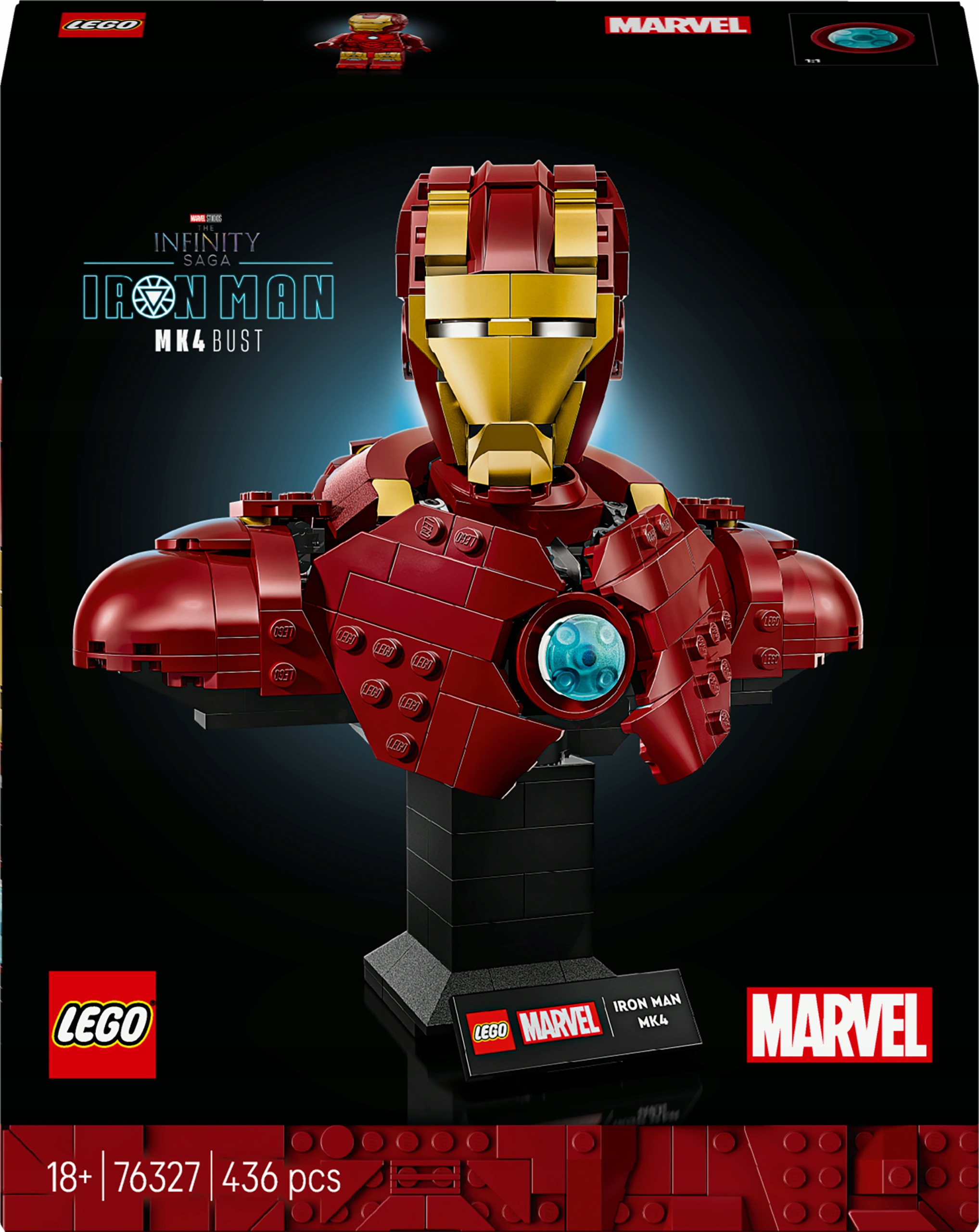 Lego Marvel Popiersie Iron Mana MK4 76327