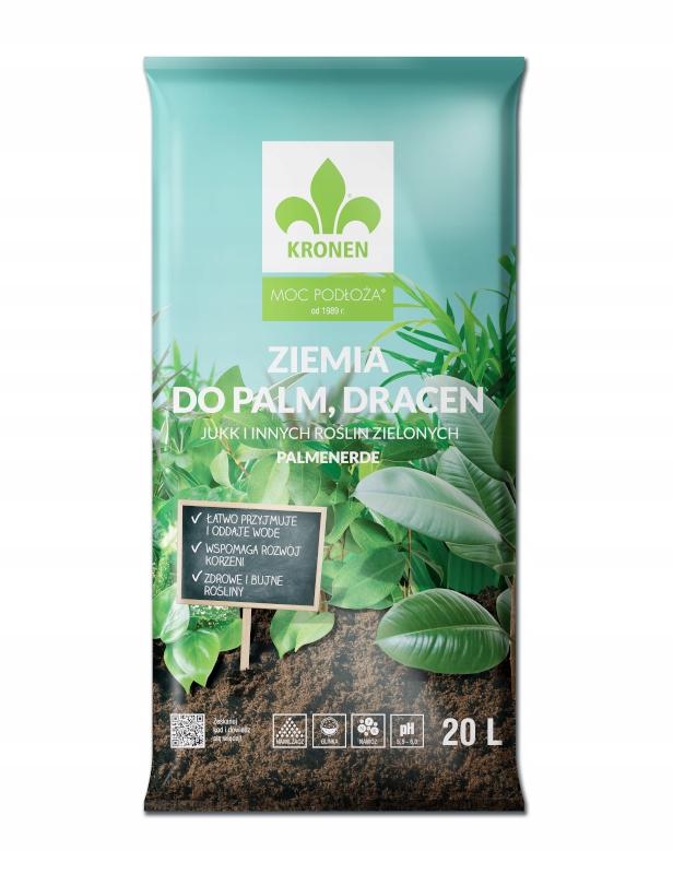 

Ziemia do domowych palm jukk dracen 20L Kronen