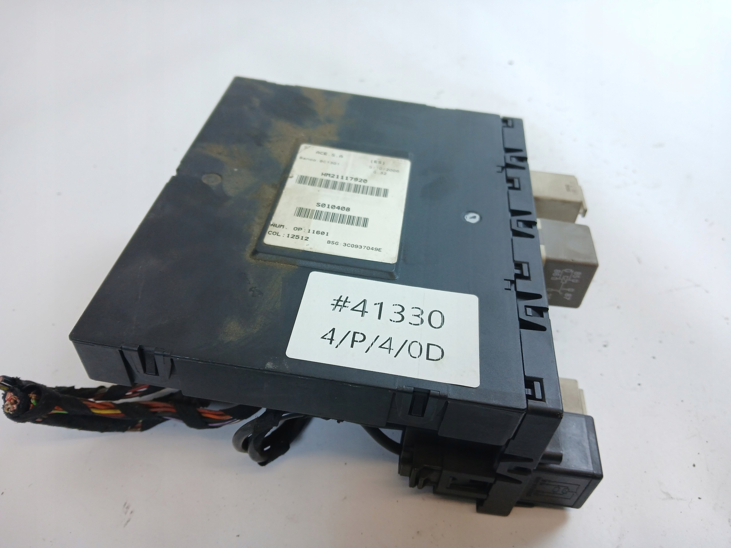 VW PASSAT B6 module unité de commande électronique uce BORDNETZ 3C0937049E