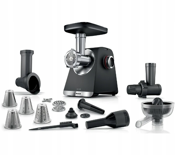 Maszynka do mięsa Bosch MFWS670B 2100W Szatkownica Wyciskarka do cytrusów