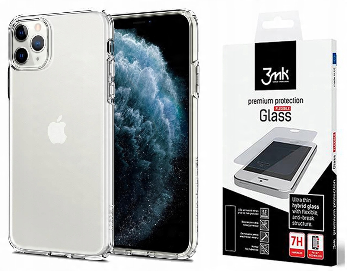 

Etui do Iphone 11 Pro Spigen Liquid Case Szkło 3MK