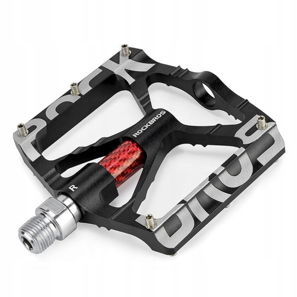 Pedały rowerowe aluminiowe z pinami czarne Rockbros K307T
