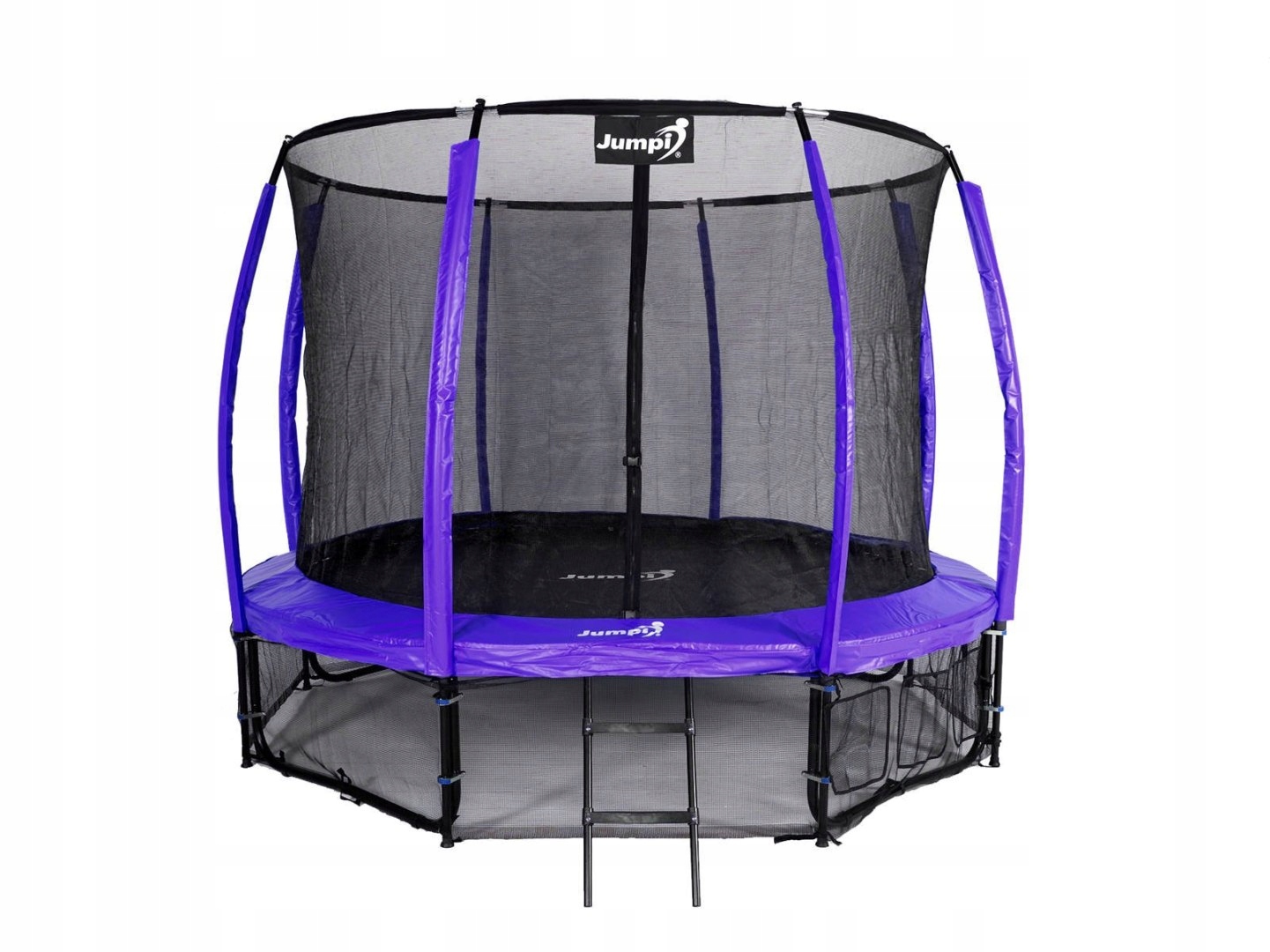 Trampolina Ogrodowa Jumpi 312cm/10FT Maxy Comfort Plus Fioletowa Z Wewnętrz