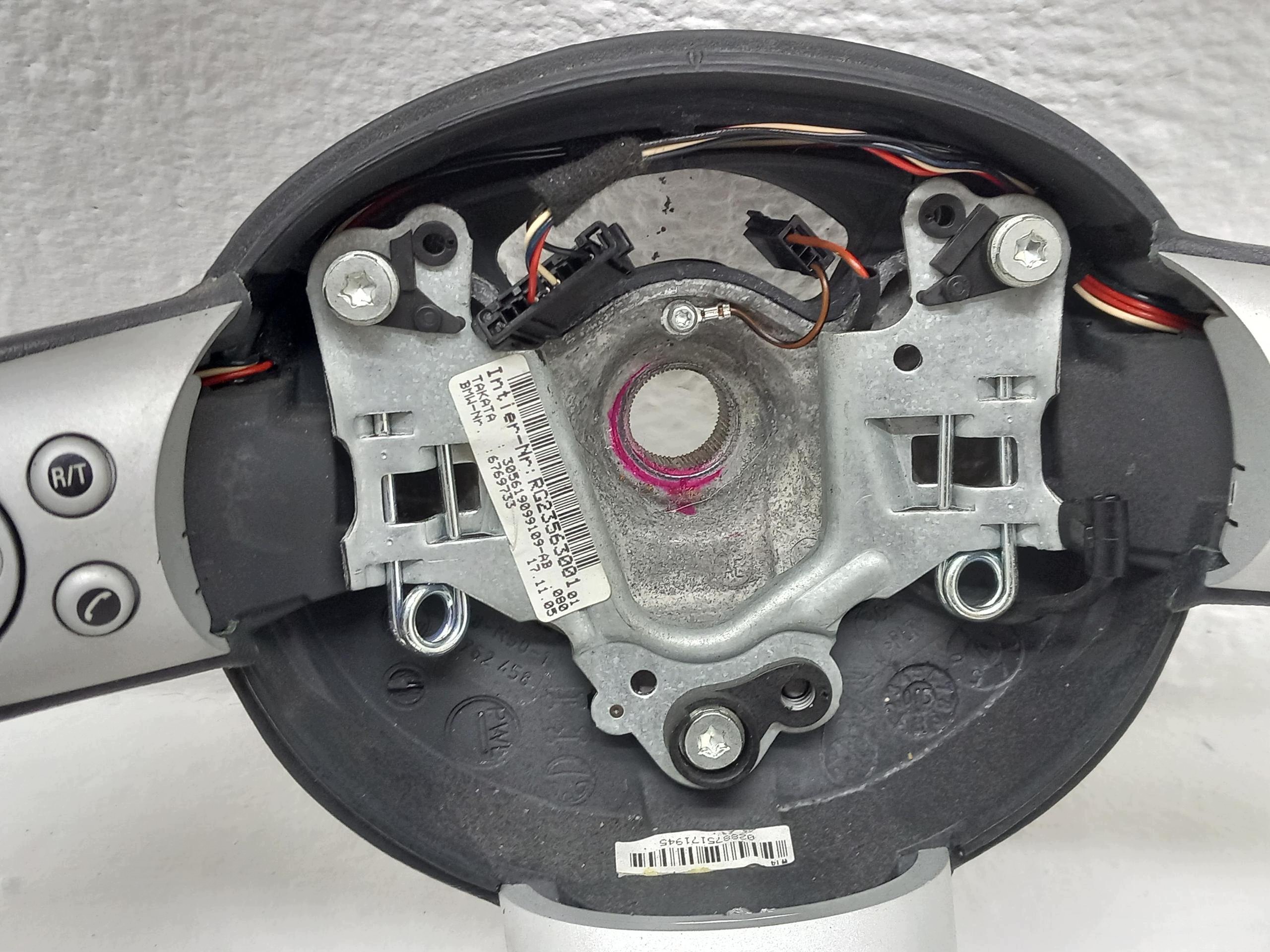 MINI COOPER ONE R50 R53 steering wheel, SPORT leather MULTI 6769733