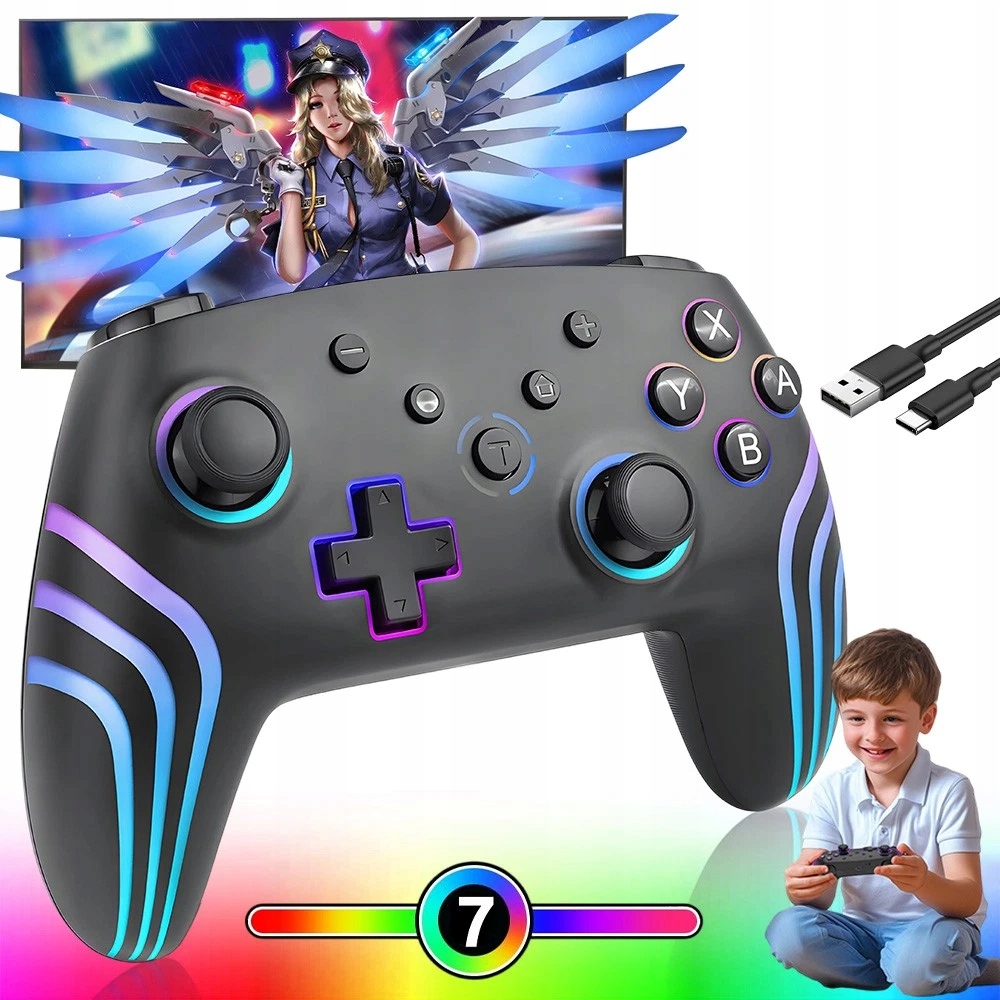 Gamepad Kontroler Bezprzewodowy Gamesir Switch Lite Pc iOS Usb-c Bluetooth