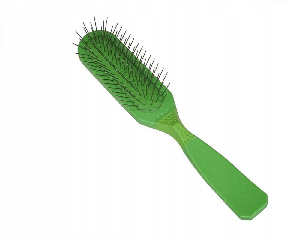 Kartáč Oblong Pin Brush Limetkový, Měkký značky Madan's