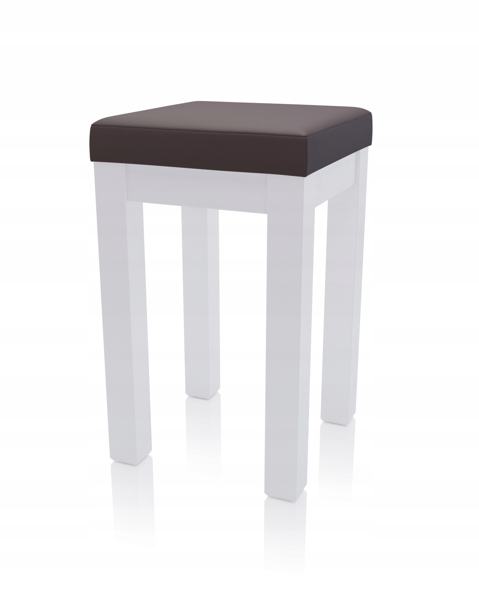 Klasyczny Taboret ERGO KUCHENNY BIAŁY LAKIER Kolor mebla biały