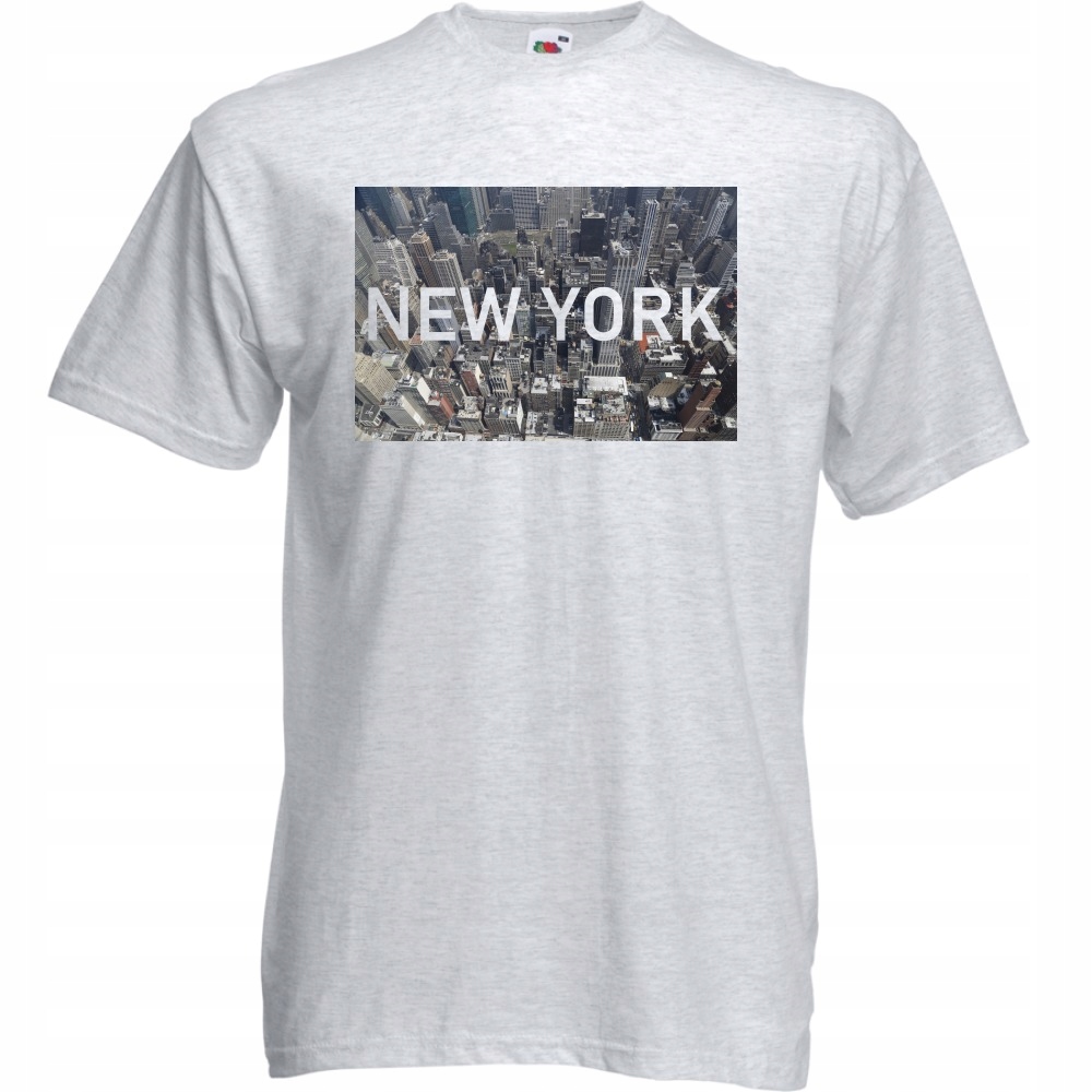 

Koszulka New York Nyc Nowy Jork S ash szara