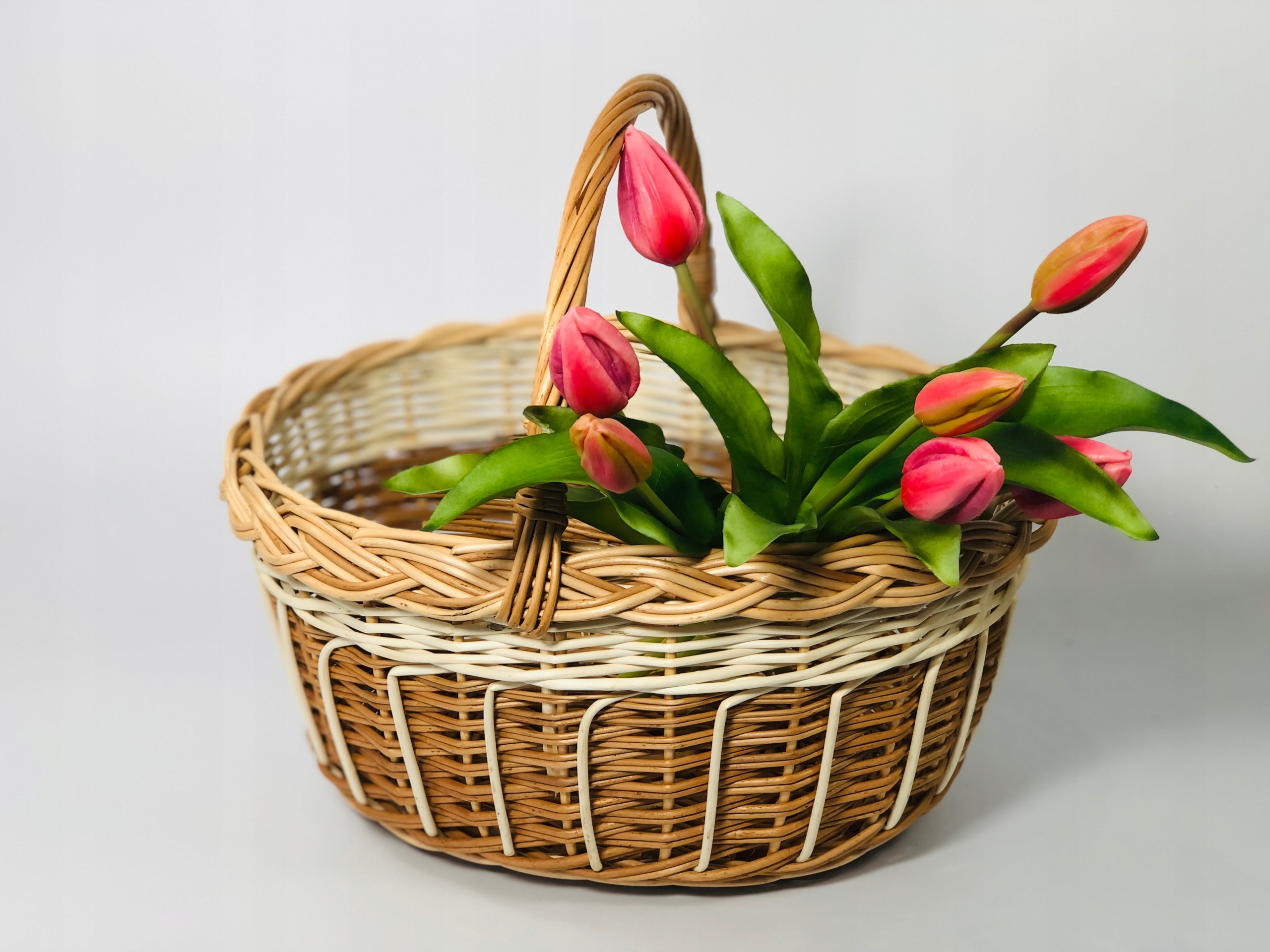 KOSZYK WIKLIONOWY PODŁUŻNY Z UCHWYTEM WIELKANOC ŚWIĘCONKA 38 cm Rodzaj koszyk