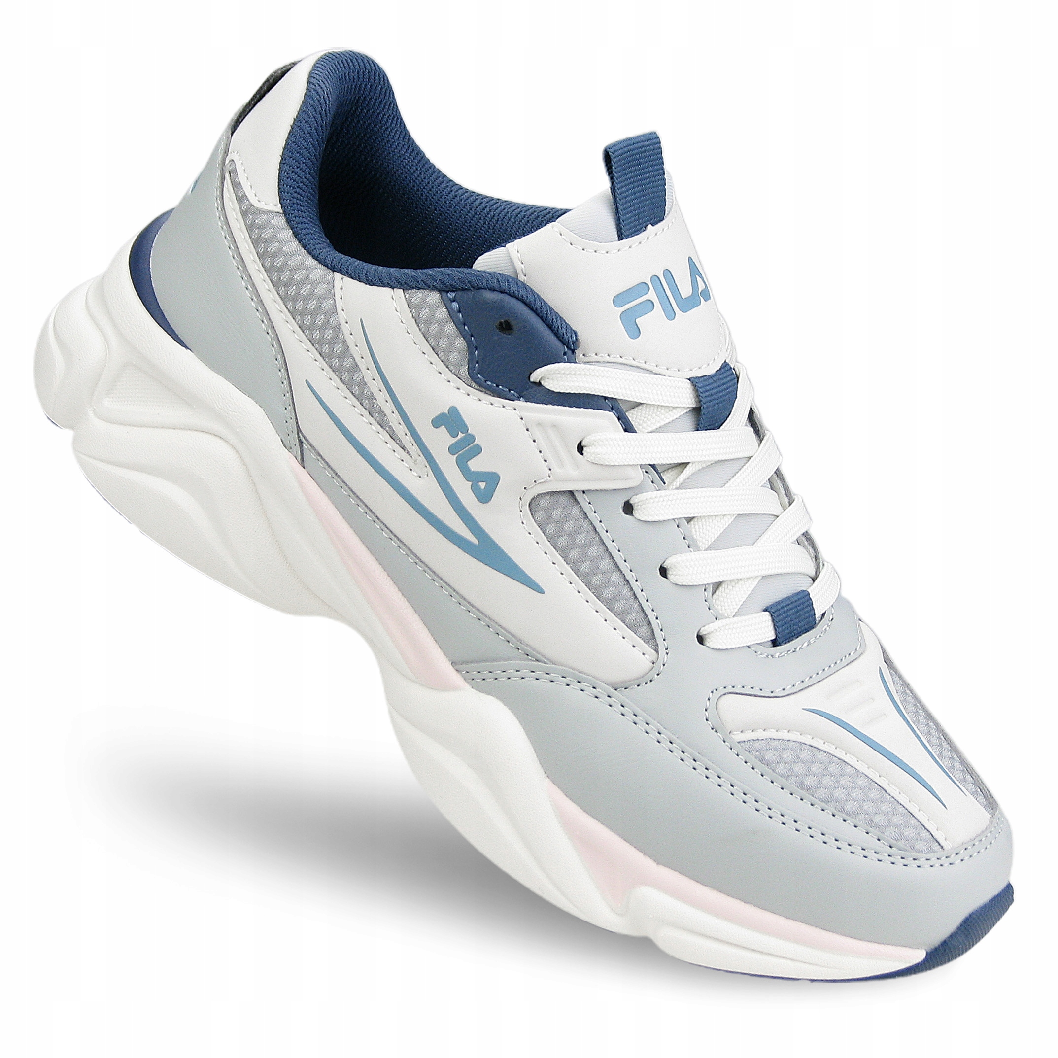 Buty damskie sportowe Fila Recade Wmn sneakersy lekkie szare 38