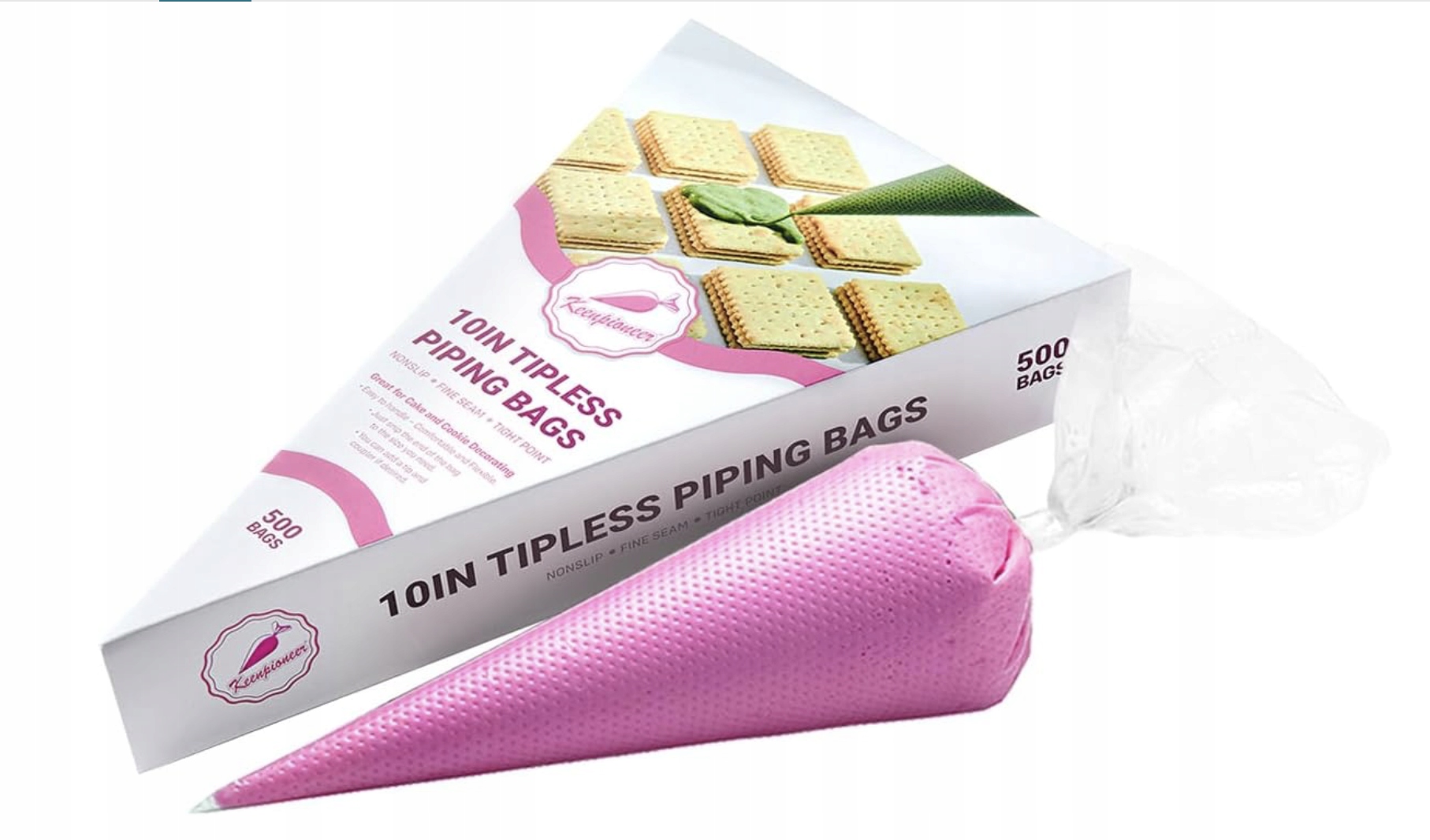 Cukrářský Sáček Cukrářský Elastický Odolný 25 cm Vysoká Kvalita, 500 kusů.