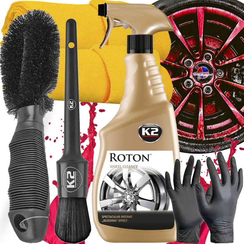 

K2 Płyn Do Mycia Czyszczenia Felg Szczotka Pędzel