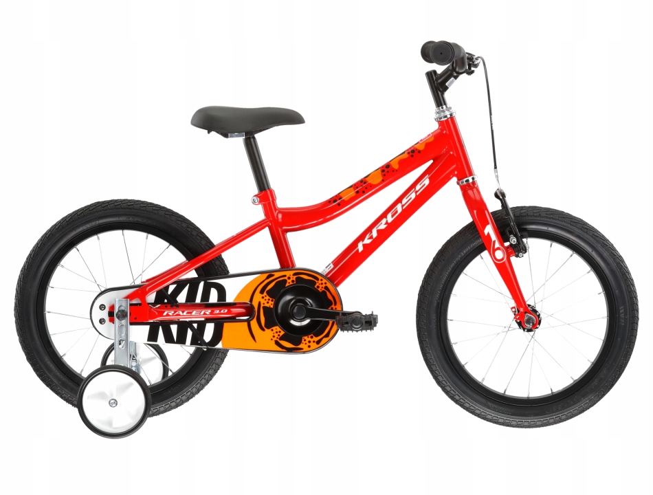 Kross Racer 3.0 16" Czerwono Pomarańczowo Biały 10" 2025