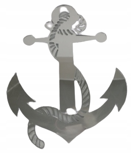 Dekoračné Zrkadlo Kotva Plexi 70X54 cm