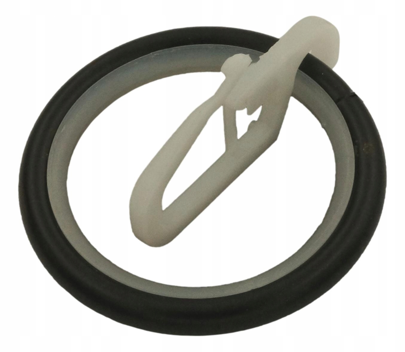 Kółko CICHE 27mm z agrafką CZARNE 10 szt.