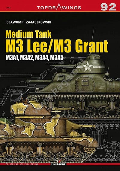 Topdrawings 92 Střední tank M3 Lee M3 Grant
