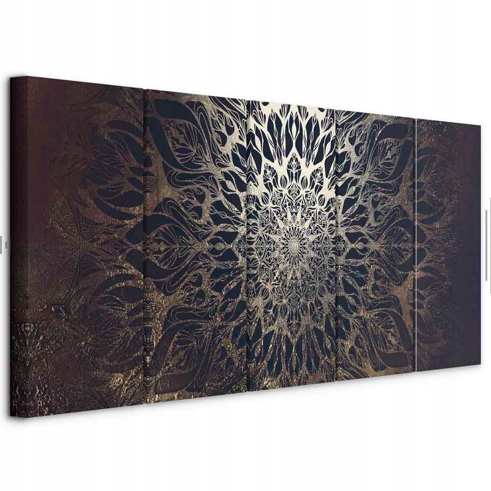 Obraz 5 Dílů Mandala Orient Zen Do Obývacího Pokoje Akustický Zvukový 150x60