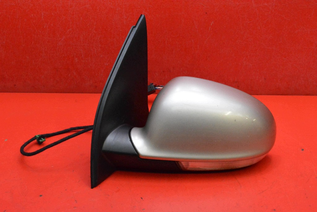 mirror left silver EU 1K2857501CB VW GOLF 5 V 03-09 6 PIN