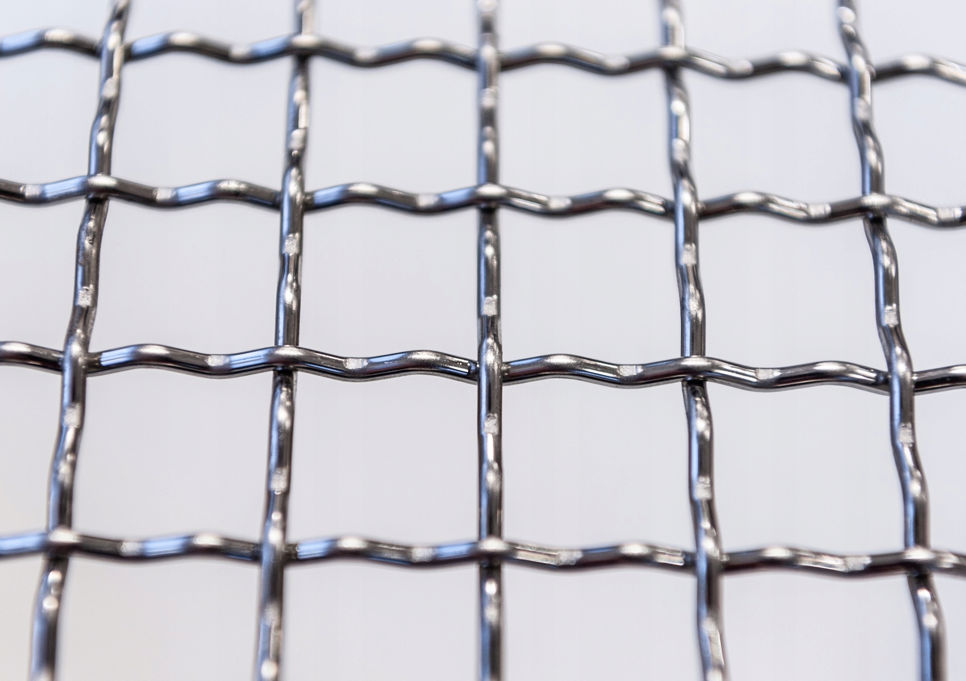 Siatka tkana kwasoodporna oko 15mm dr.2mm 100x60 Szerokość 1000 mm