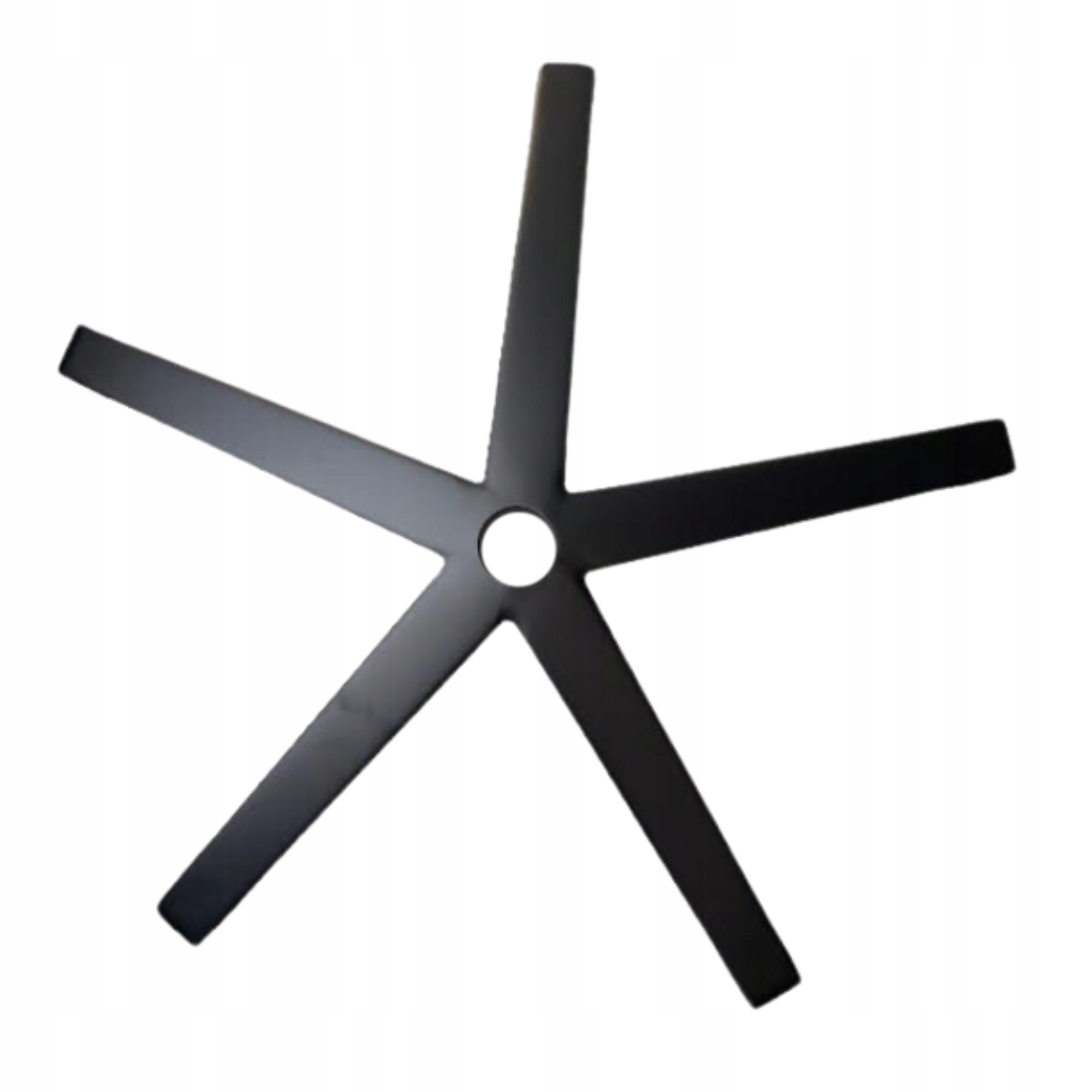 Podstavec Černý Krásný ocelový kříž pro kancelářské křeslo Pfs 110/700