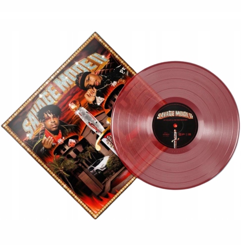 21 Savage & Metro Boomin Savage Mode II Winyl Translucent Red Vinyl