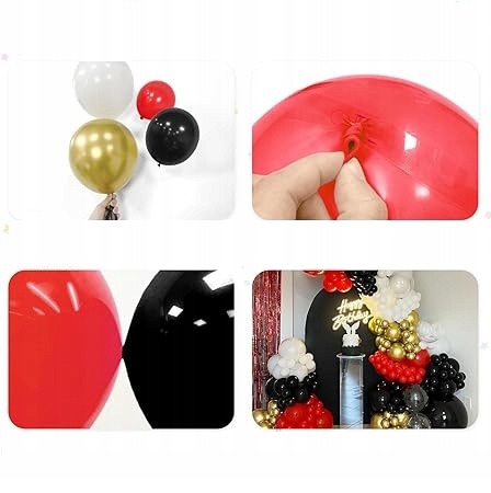 Sada balónků balónový oblouk na svatba Narozeniny Silvestr párty zábava