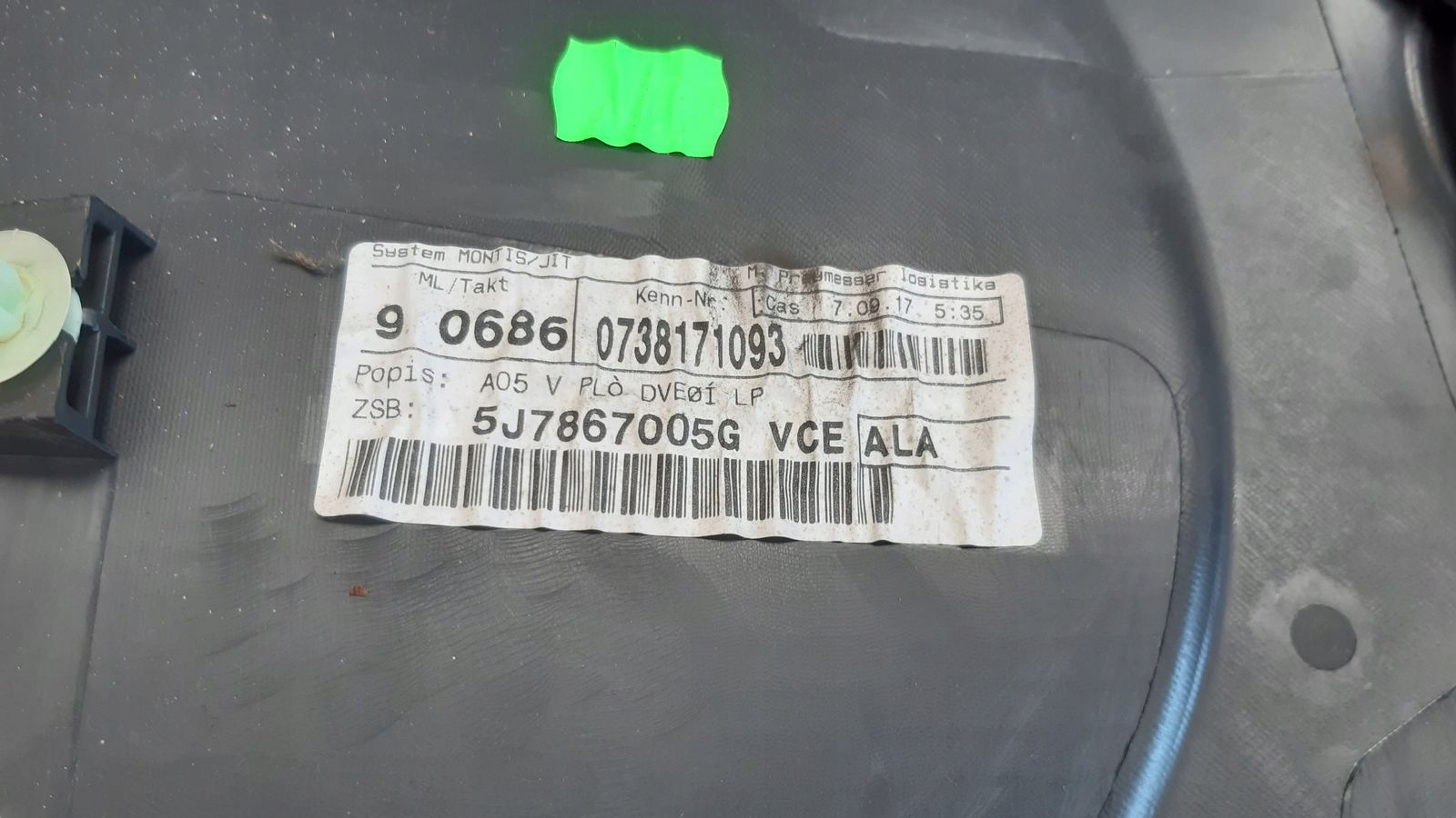 side side komplet Skoda Roomster 1,2 12V