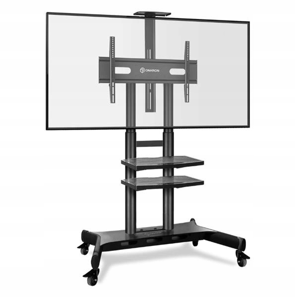 Onkron Tv mobilný stojan pre 50 90" s policami, Vesa 800x600 max,…