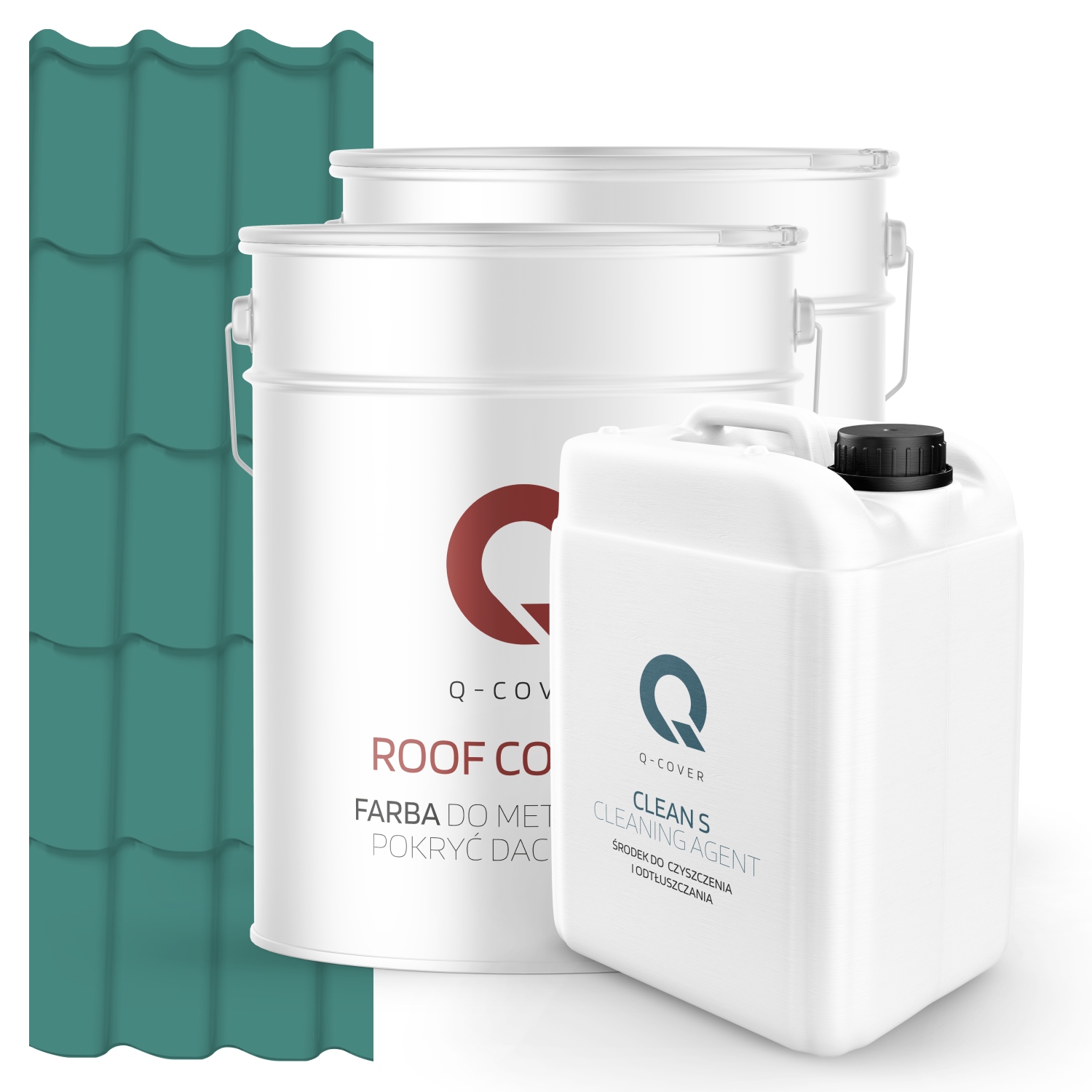 Farba Strecha Metal Podklad Odmasťovač Turkus Mätová Ral 6033 74 m2 Lesk