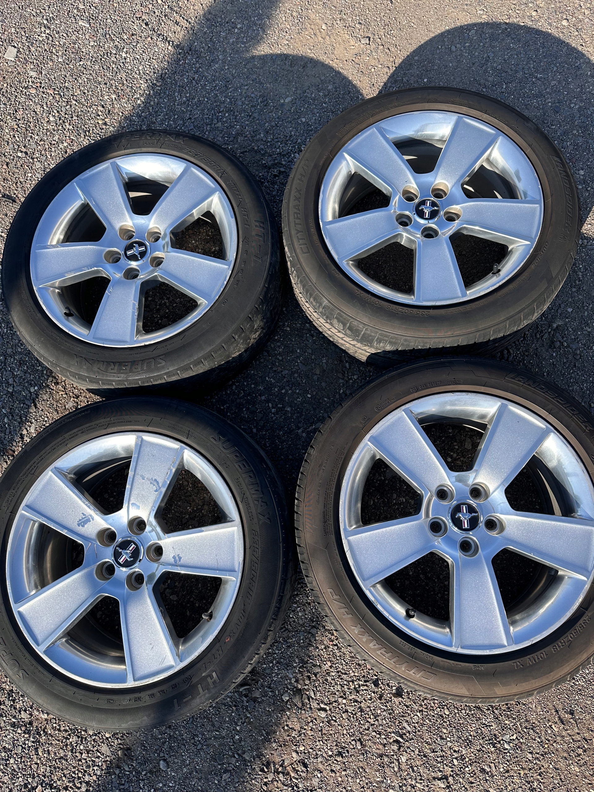 wheels discs tyres 18" 235/50 r18 Ford Mustang Oryginalne