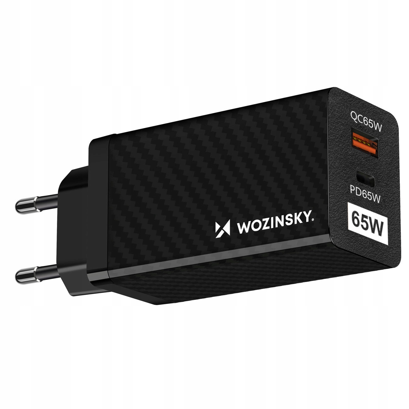 Ładowarka Sieciowa GaN 65W USB, USB C / QC 3.0 PD