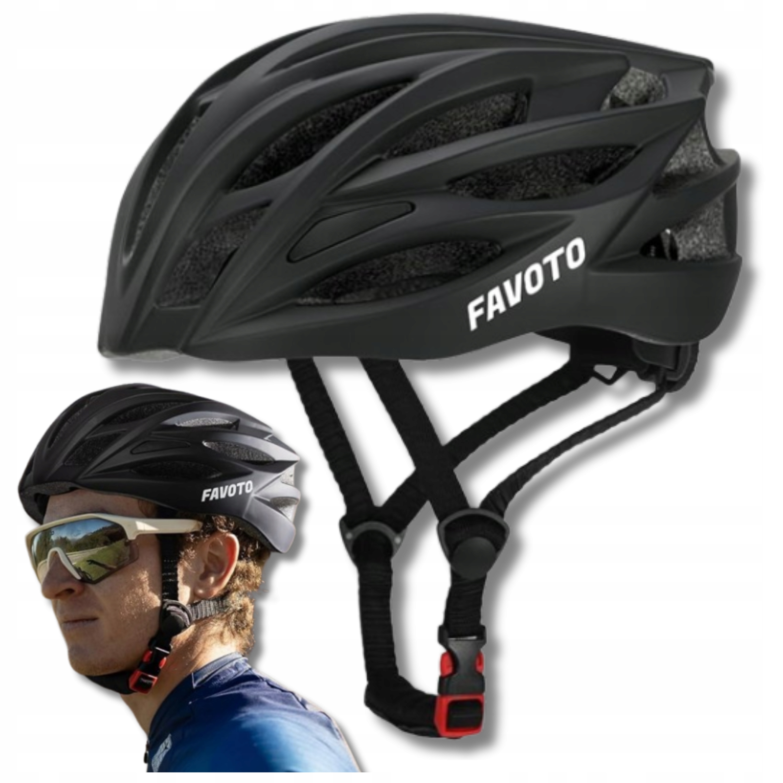 Silniční cyklistická přilba Mtb pro dospělé 54-62 cm Lehká, nastavitelná Nový