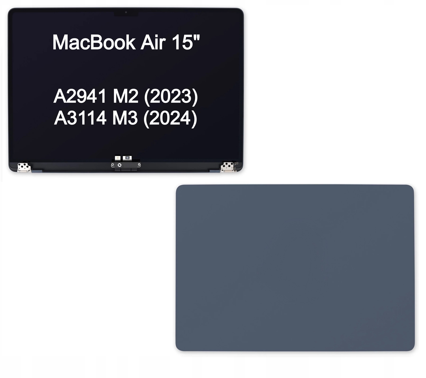 Matryca Skrzydło Ekran do Apple MacBook Air 15 A2941/A3114 Midnight M2/M3
