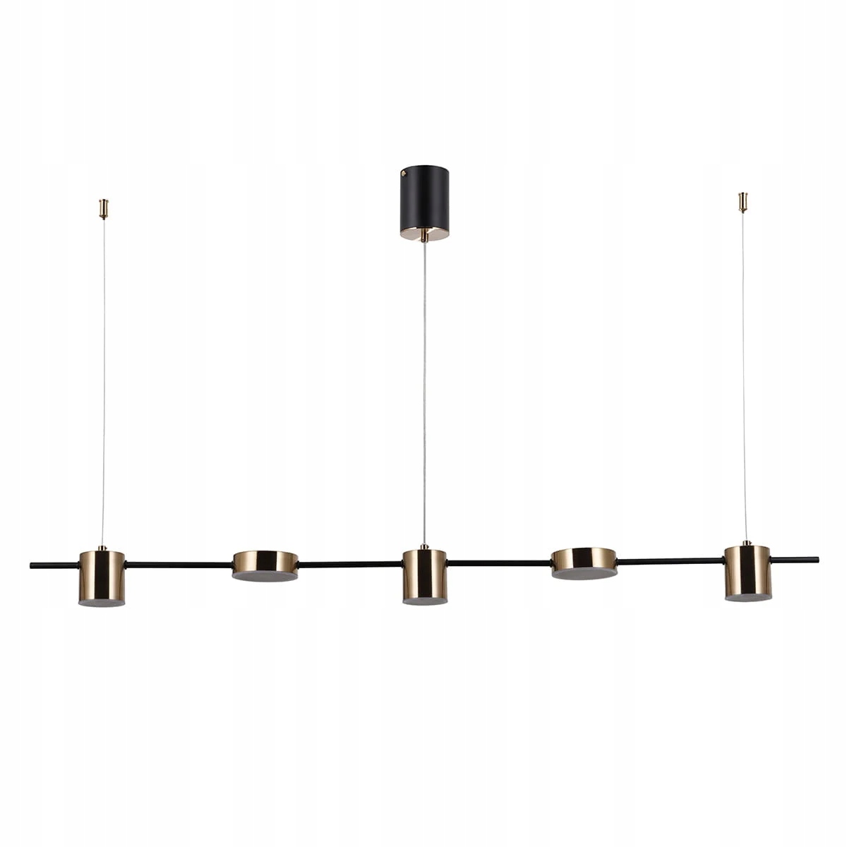 Závěsná lampa Italux Remdal Led moderní mosaz