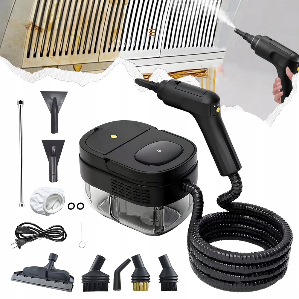 Odkurzacz Parowy – Wielofunkcyjny Reczny Parownik, Zbiornik na Wode 1600 Ml