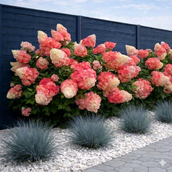 HORTENSJA RENHY VANILLE FRAISE TRUSKAWKOWA ODPORNA