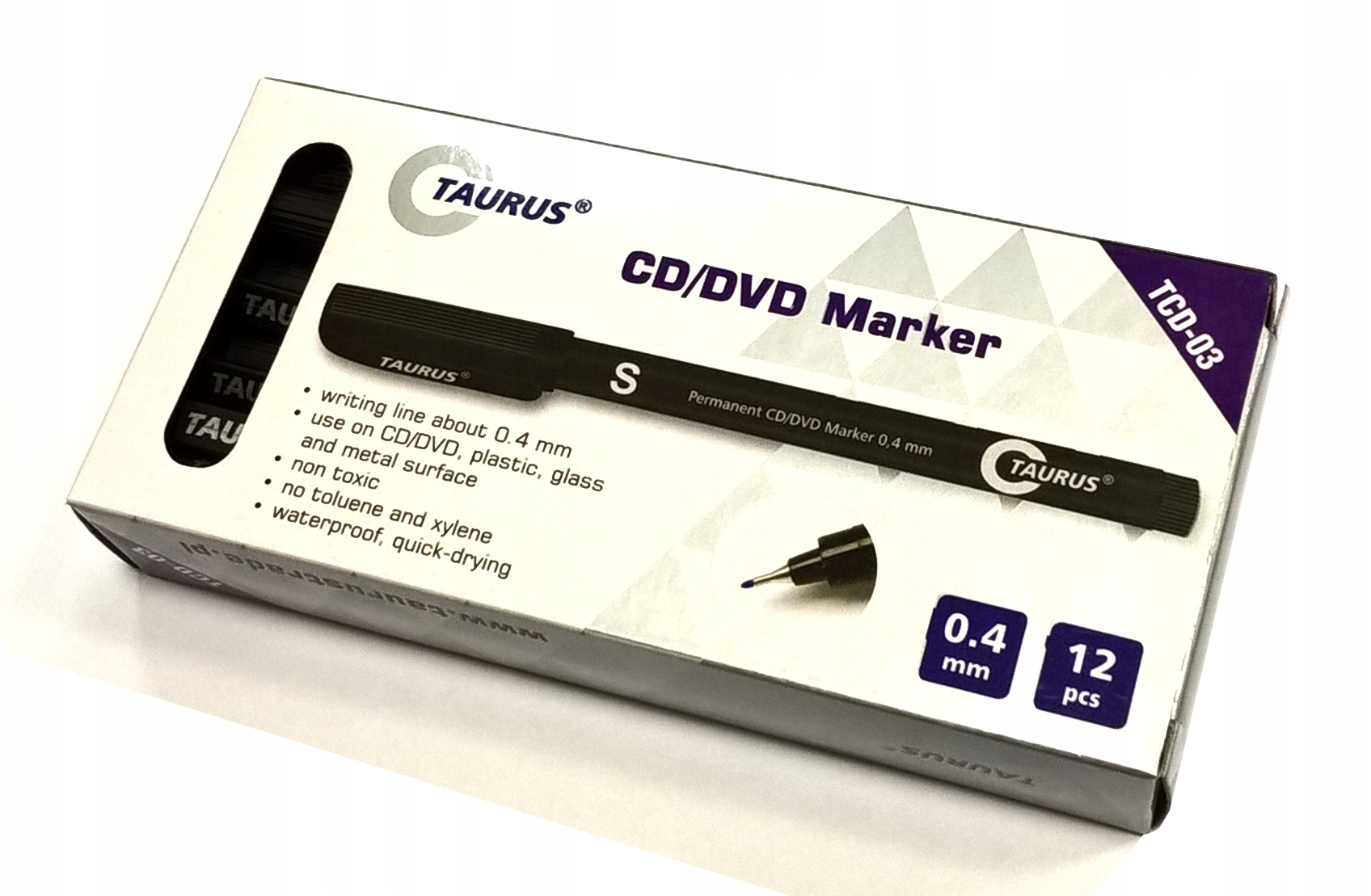 FOLIOPIS TAURUS MARKER DO PŁYT 1,0 mm M NIEBIESKI Kolor niebieski