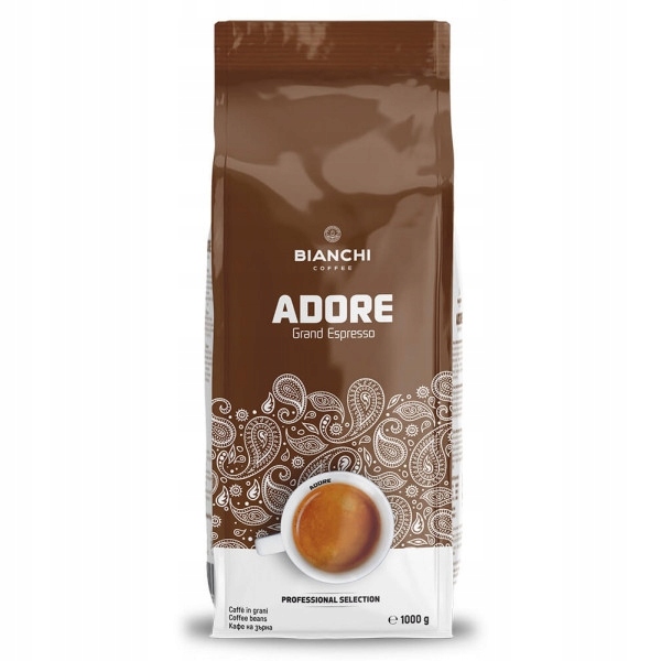 Levně Káva Zrnková Bianchi Adore Grand Espresso 1000 g 80% Arabica 20% Robusta