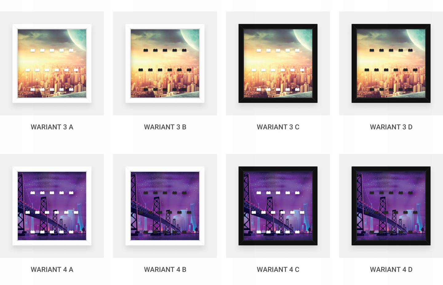 RAMKA DO LEGO MINIFIGURES 71026 DC HEROES 27CM Seria Inne