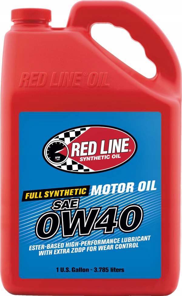 Syntetický motorový olej Red Line 0W40 3.8l RD-11105