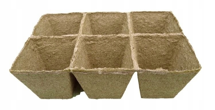 

Wielodoniczka taca tacka torfowa Jiffy 8x8cm 6szt