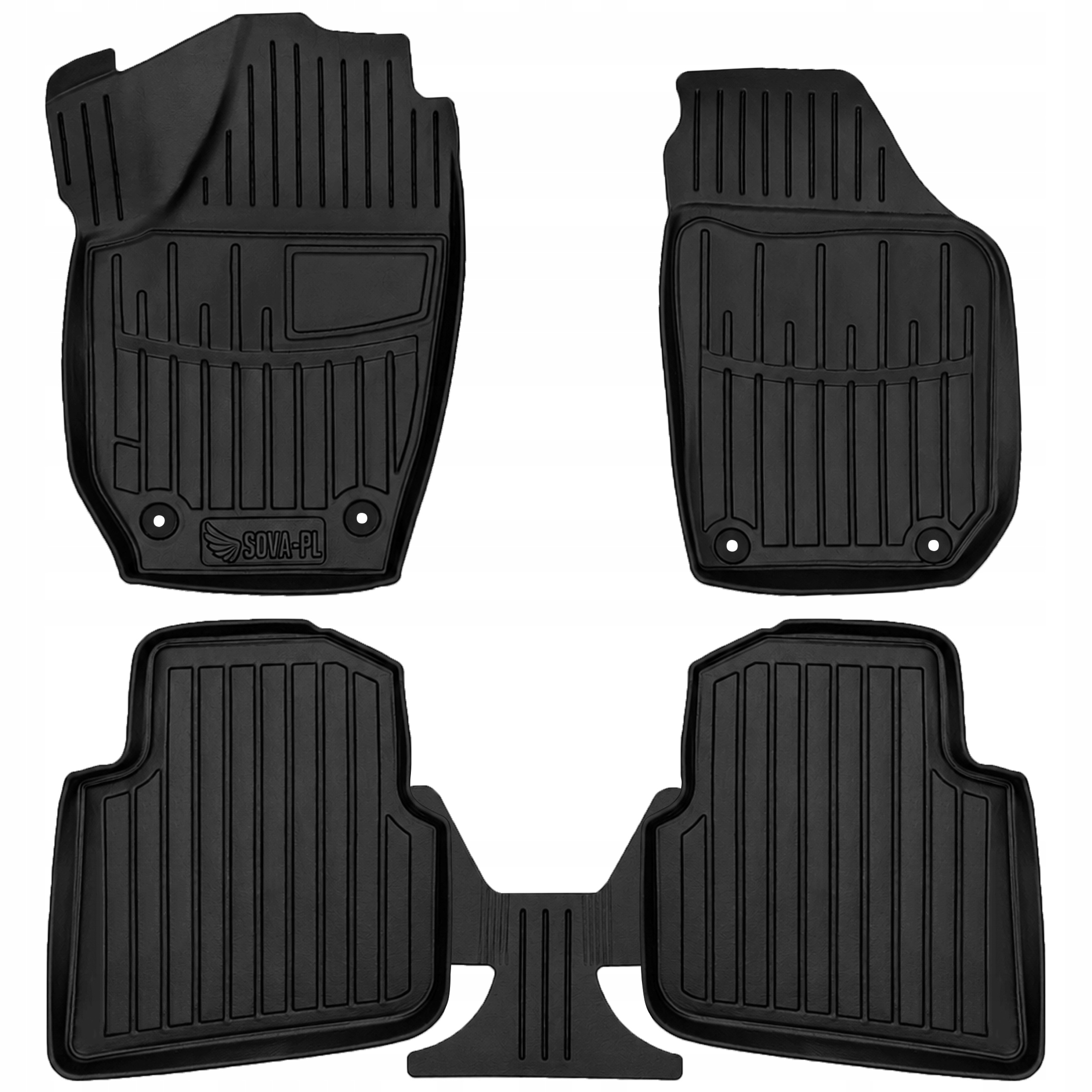 Dywaniki gumowe 3D Skoda Roomster (2006-2015)