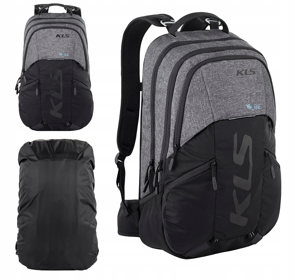 Plecak Rowerowy Kellys Lane 16 L Mocowanie Kasku System H2O +pokrowiec grey
