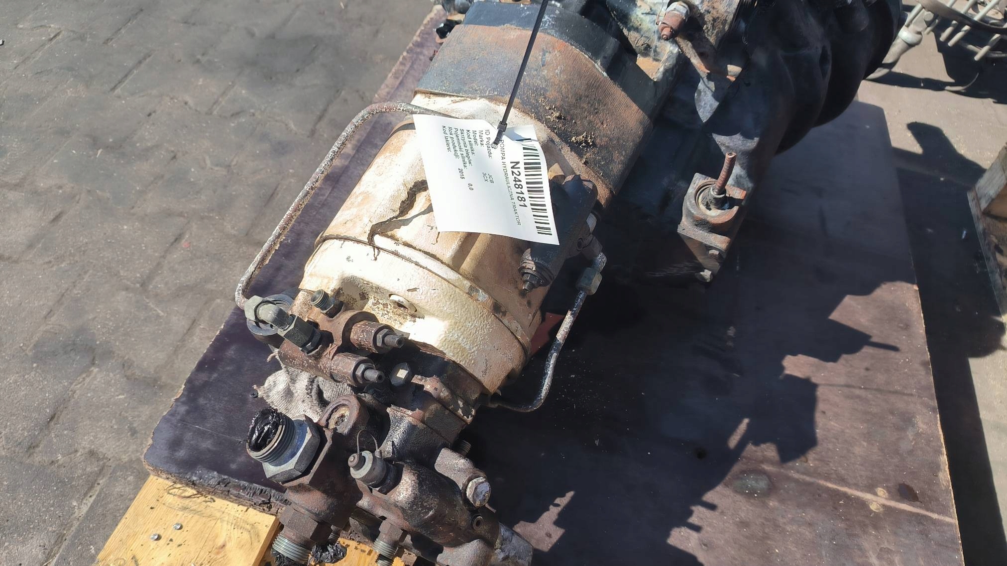 pumpa hydraulicka REXROTH D-72160 HORB JCB 3CX