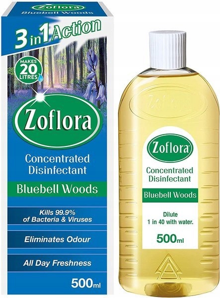 

Zoflora Koncentrat Dezynfekcja Bluebell Woods 500m