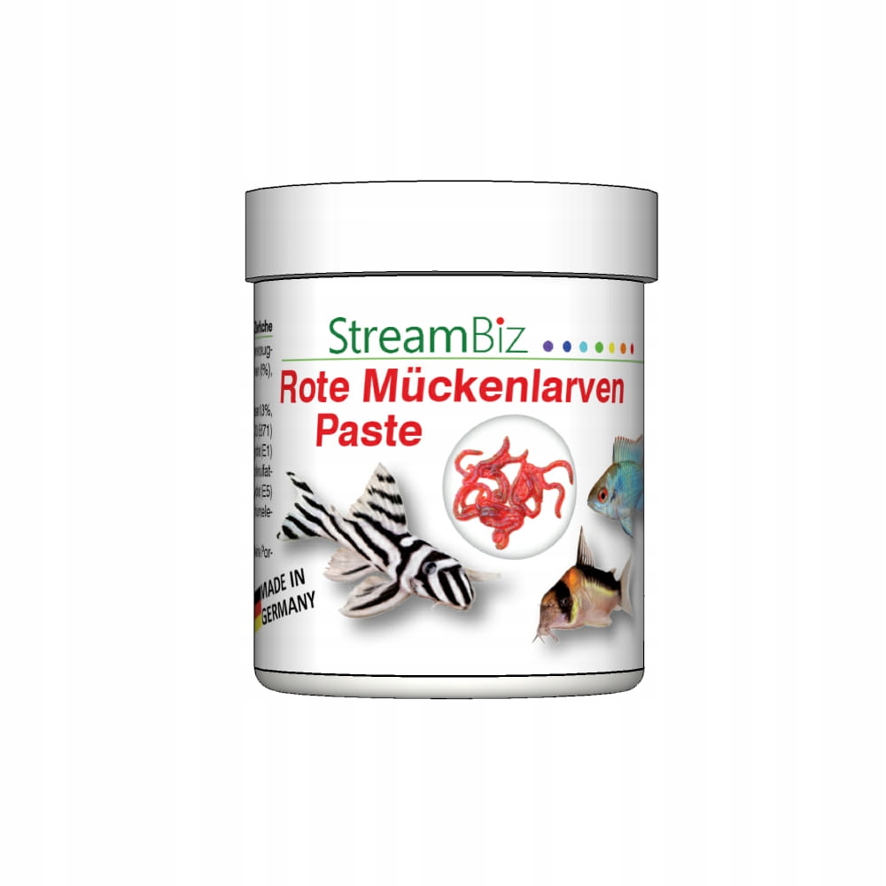 StreamBiz Rote Muckenlarven pasta 120 ml červená larva komára pasta pro ryby