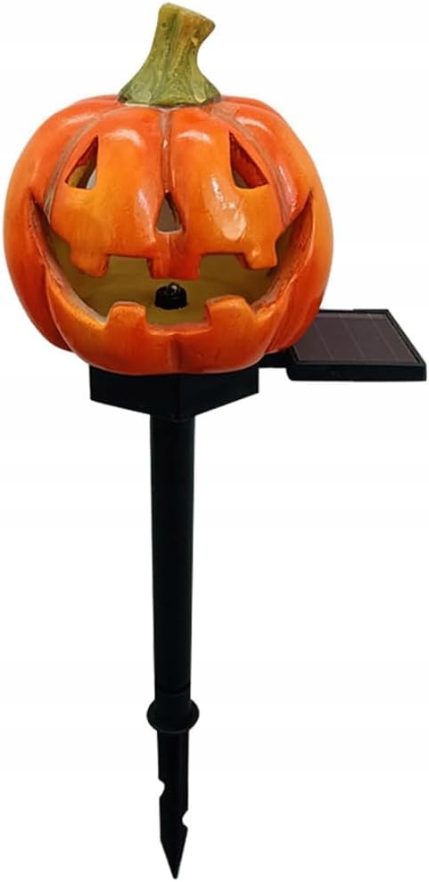 Solární Zahradní Lampa Halloweenská Dýně, Venkovní Dekorace