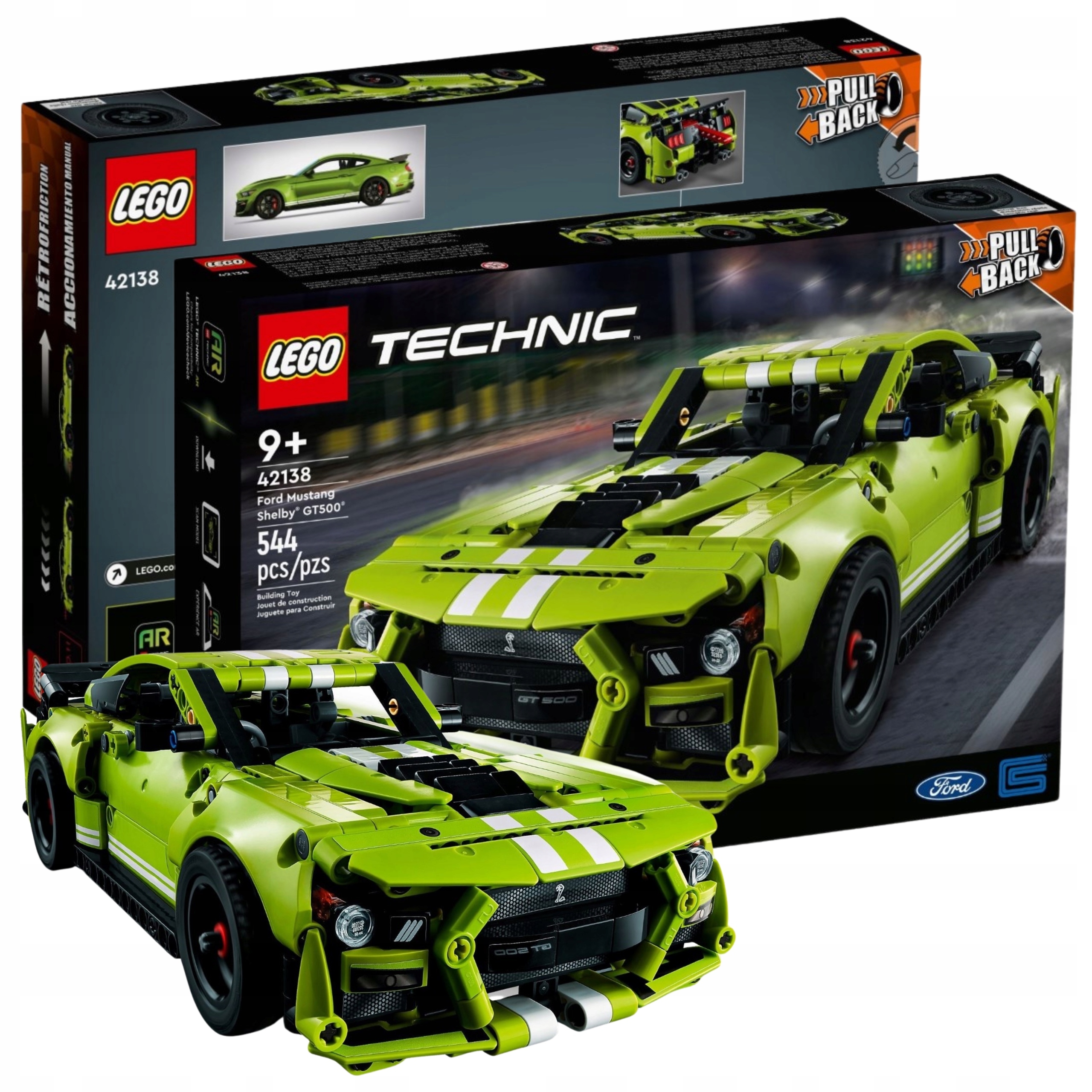 LEGO TECHNIC ZESTAW - FORD MUSTANG SHELBY GT500 SAMOCHÓD..