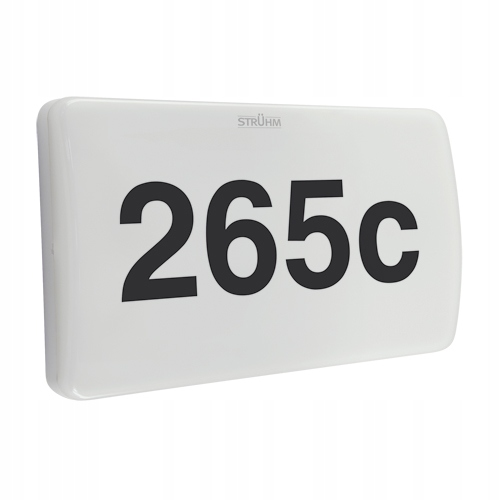 OPRAWA HERMETYCZNA LAMPA ZEWNĘTRZNA LED 20W PODŚWIETLANY NUMER DOMU IP65