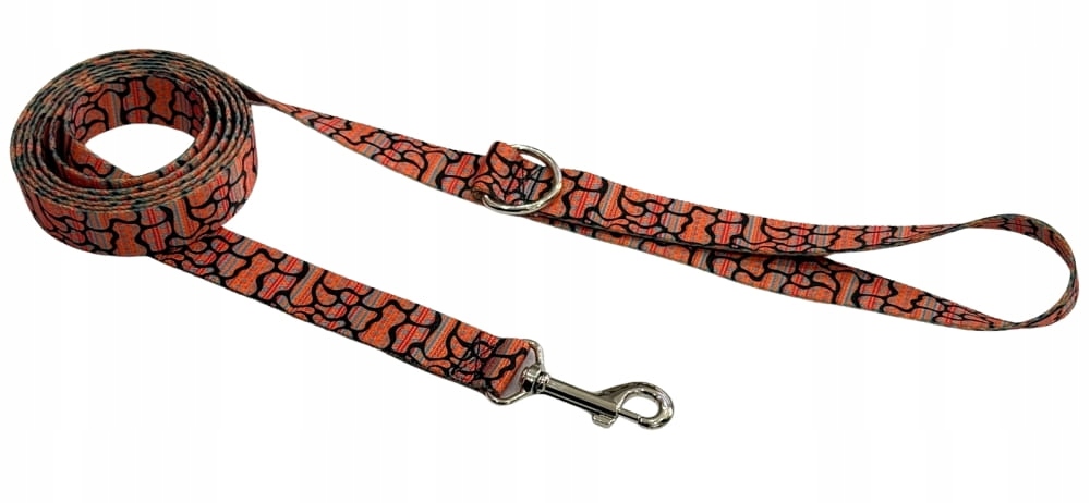 Levně Vodítko pro psa Procházka Trénink Tradiční 2.5 cm EtnoBoho XXXXL 10 m Zepnij